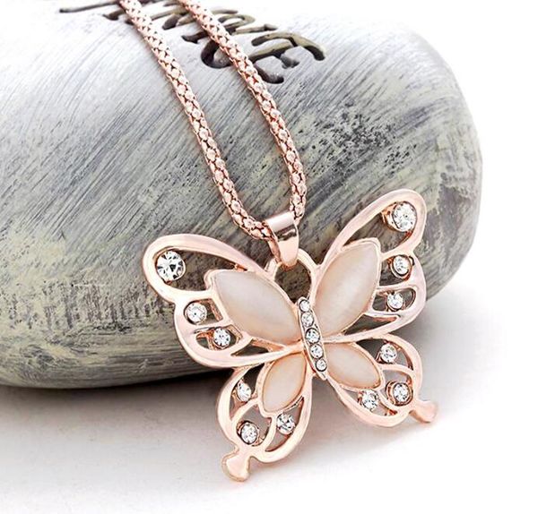 12pcs rose gold acrylic crystal 4cm big butterfly pendant necklace 70cm long chain sweater jewelry for women, Silver
12pcs rose gold acrylic crystal 4cm big butterfly pendant necklace 70cm long chain sweater jewelry for women, Silver