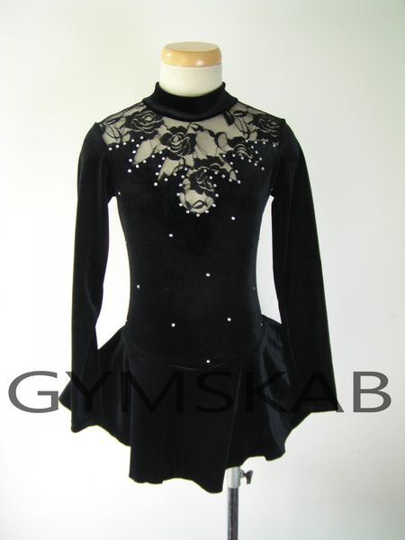 2018 elegant figure skating dress women's girl's customized ice skating dress long-sleeved gymnastics costume 033-3, Black;red
2018 elegant figure skating dress women's girl's customized ice skating dress long-sleeved gymnastics costume 033-3, Black;red