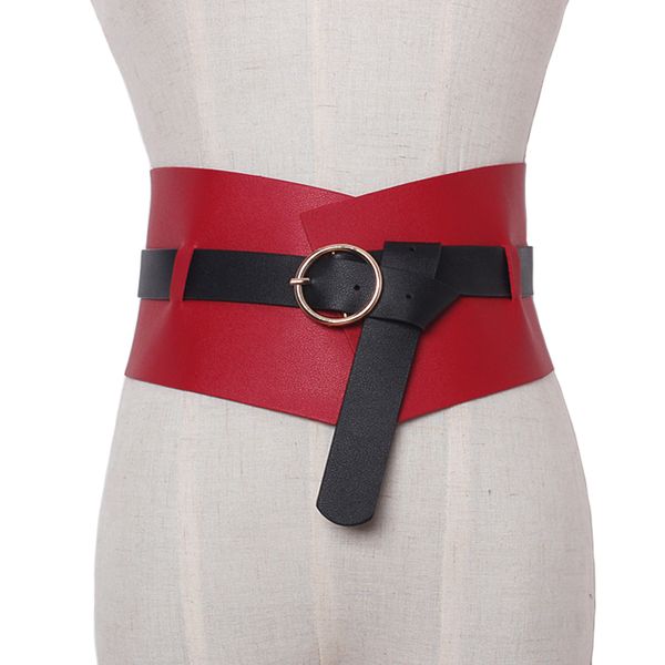 fashion womens wide belts metal double buckle elastic waist belt wide stretch corset waistband dress accessories, Black;brown
fashion womens wide belts metal double buckle elastic waist belt wide stretch corset waistband dress accessories, Black;brown