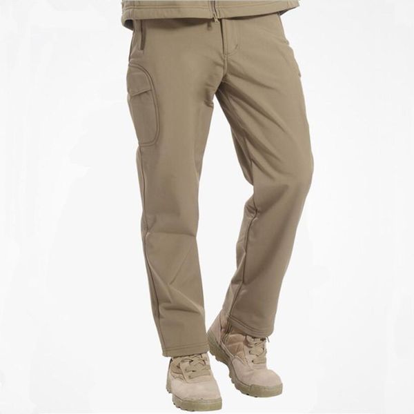 winter mountain outdoor sports military tactical men warm fleece coating waterproof pants men brown green solid color pockets cargo pants, Black
winter mountain outdoor sports military tactical men warm fleece coating waterproof pants men brown green solid color pockets cargo pants, Black