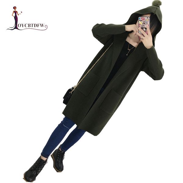 knitted jacket spring autumn women new sweater cardigan medium long hooded solid color coats large size knitted cardigan dd0789, White;black
knitted jacket spring autumn women new sweater cardigan medium long hooded solid color coats large size knitted cardigan dd0789, White;black