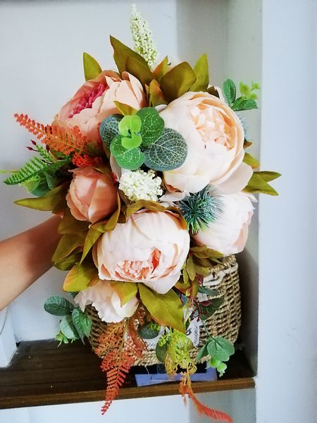 new beautiful pink wedding bouquet all handmade bridal flower artificial hydrangea peony rose butterfly brooch bouquets
new beautiful pink wedding bouquet all handmade bridal flower artificial hydrangea peony rose butterfly brooch bouquets