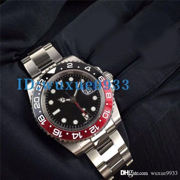 Luxury gent 039 gmt ii automatic watche tainle teel dive blue red ceramic circle ma ter 40mm men gmt watch pin men watche
Luxury gent 039 gmt ii automatic watche tainle teel dive blue red ceramic circle ma ter 40mm men gmt watch pin men watche