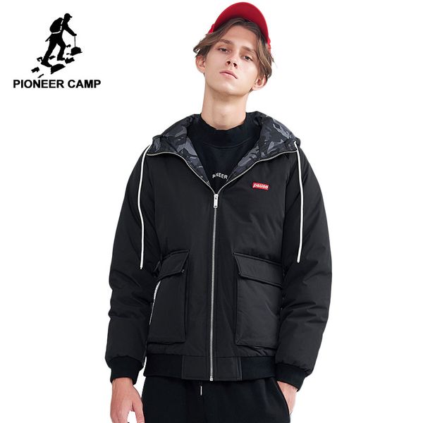 pioneer camp new winter warm down jacket men clothing fashion camouflage hooded down parkas letter printed coat ayr802391, Black
pioneer camp new winter warm down jacket men clothing fashion camouflage hooded down parkas letter printed coat ayr802391, Black