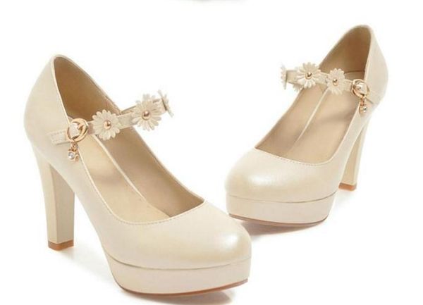 send spring new style high-heeled shoes woman shallow mouth waterproofing table coarse heel shoes, Black
send spring new style high-heeled shoes woman shallow mouth waterproofing table coarse heel shoes, Black