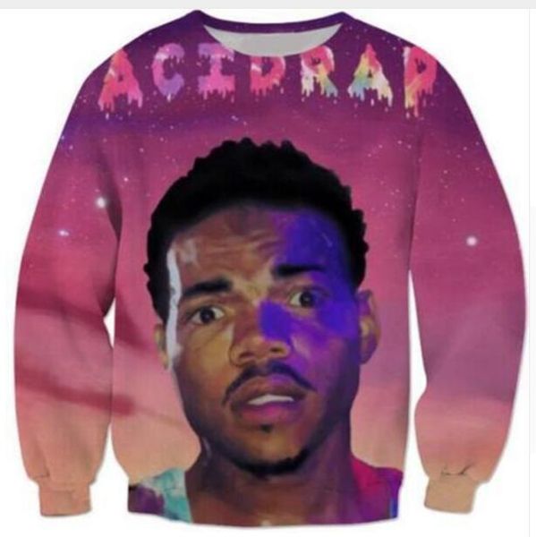 wholesale-fashion womens/mens chance acid rapper funny 3d print casual sweatshirt plus size qqy038, Black
wholesale-fashion womens/mens chance acid rapper funny 3d print casual sweatshirt plus size qqy038, Black