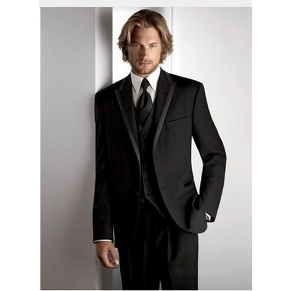 2017 custom made groom tuxedos black formal men wedding suit groomsman/bridegroom mens suits ( jacket+pants+tie+vest, White;black
2017 custom made groom tuxedos black formal men wedding suit groomsman/bridegroom mens suits ( jacket+pants+tie+vest, White;black