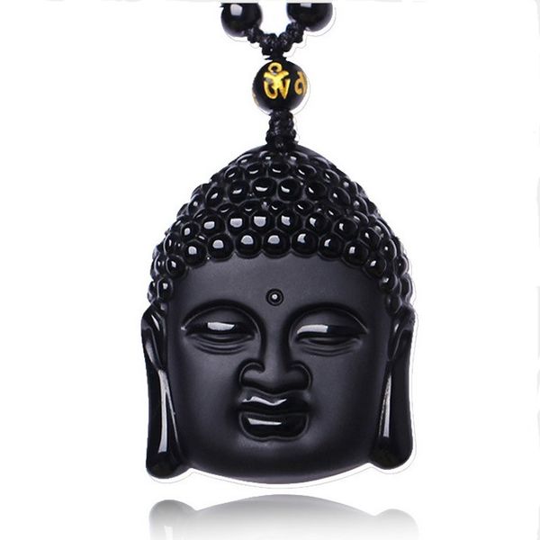 fashion obsidian buddha head big day like a pendant men and women crystal necklace couple jewelry sweater chain, Silver
fashion obsidian buddha head big day like a pendant men and women crystal necklace couple jewelry sweater chain, Silver