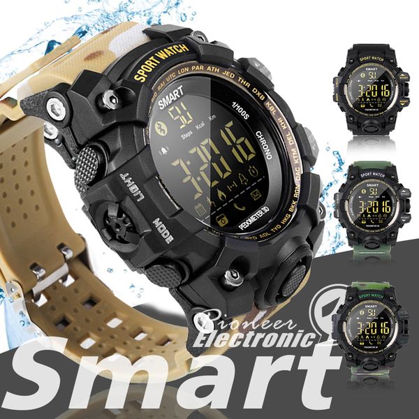 EX16S smart watch камуфляж часы часы Bluetooth IP67 водонепроницаемый удаленная камера фитнес трекер носимые беговые наручные часы для Android
EX16S smart watch камуфляж часы часы Bluetooth IP67 водонепроницаемый удаленная камера фитнес трекер носимые беговые наручные часы для Android