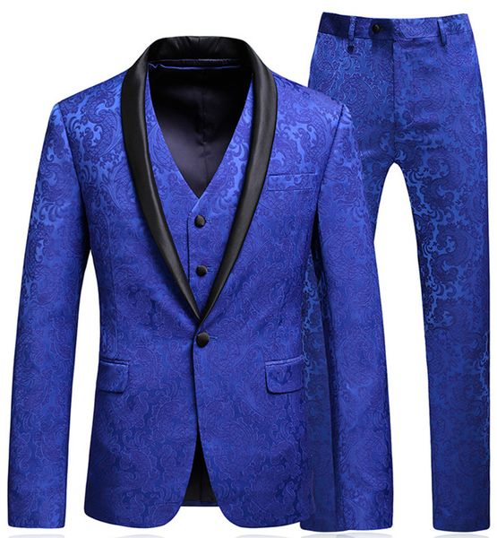 fashion custom new wedding slim three-piece men's suit printing men's suit size 6xl coat pants vest, White;black
fashion custom new wedding slim three-piece men's suit printing men's suit size 6xl coat pants vest, White;black