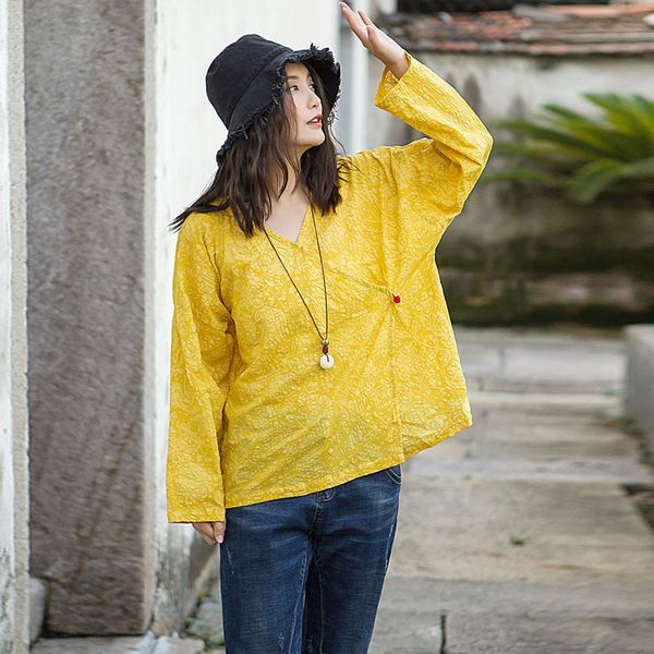 nini wonderland print v neck shirt women casual blouse 2018 autumn big size printed solid vintage shirt female long sleeved, White
nini wonderland print v neck shirt women casual blouse 2018 autumn big size printed solid vintage shirt female long sleeved, White