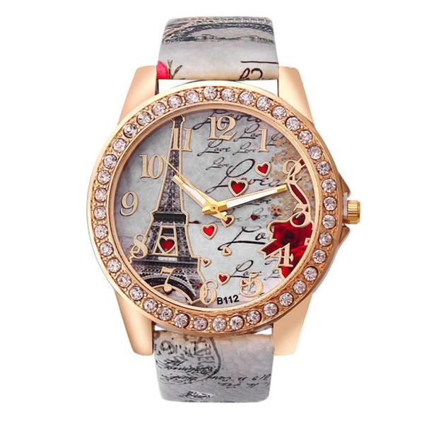 splendid vintage paris eiffel tower women's quartz watch women girls ladies students casual diamond wristwatch female relojes, Slivery;brown
splendid vintage paris eiffel tower women's quartz watch women girls ladies students casual diamond wristwatch female relojes, Slivery;brown