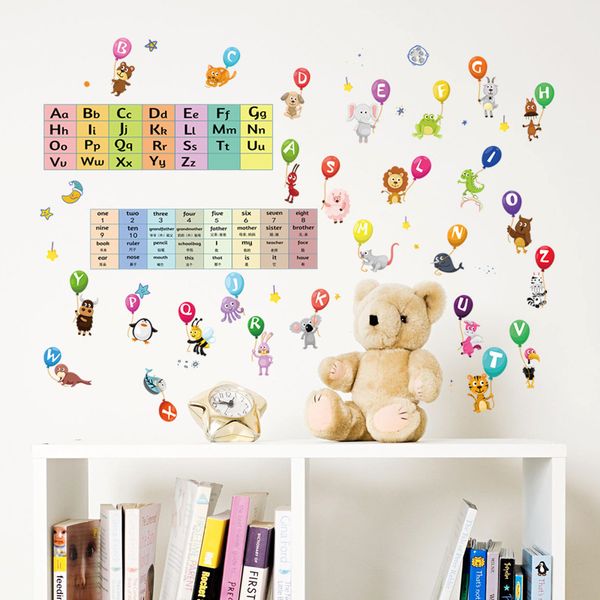 cute animal balloon english alphabet cartoon wall stickers baby kids early education learning sticker kids room decoration decal
cute animal balloon english alphabet cartoon wall stickers baby kids early education learning sticker kids room decoration decal