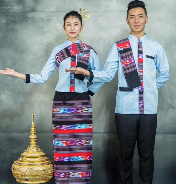 dai princess dress winter winter long sleeves blue southeast asian restaurant work clothes attendants cashiers uniform, Red
dai princess dress winter winter long sleeves blue southeast asian restaurant work clothes attendants cashiers uniform, Red
