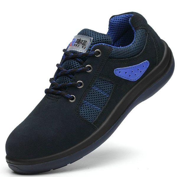 men fashion comfortable building site worker dress steel toe covers working safety shoes outdoors anti-puncture security boots, Black
men fashion comfortable building site worker dress steel toe covers working safety shoes outdoors anti-puncture security boots, Black