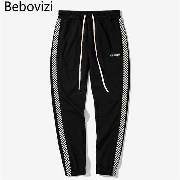4 color 2018 autumn new checkerboard stripes stitching women men's elastic waist pants hip hop casual joggers sweatpants d18101102, Black
4 color 2018 autumn new checkerboard stripes stitching women men's elastic waist pants hip hop casual joggers sweatpants d18101102, Black