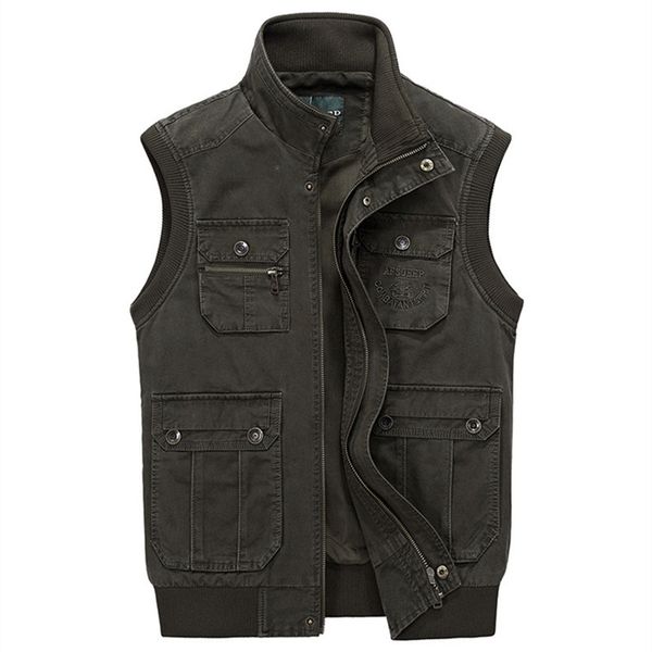 Zipper Cotton Denim New Autumn Spring Men Vest Casual Military Waistcoat Jacket Vests Big Size L-4XL New Vest
Zipper Cotton Denim New Autumn Spring Men Vest Casual Military Waistcoat Jacket Vests Big Size L-4XL New Vest