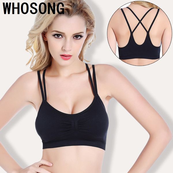 solid cross strap black yoga bra women padded push up sports bra quick dry fitted gym workout fitness crop top, White;black
solid cross strap black yoga bra women padded push up sports bra quick dry fitted gym workout fitness crop top, White;black