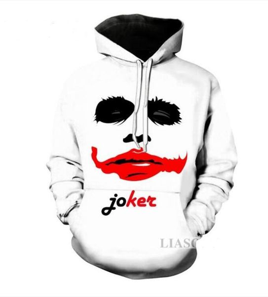 fashion womens/mens suicide squad joker funny 3d print casual crewneck hoodies plus size lms014, Black
fashion womens/mens suicide squad joker funny 3d print casual crewneck hoodies plus size lms014, Black