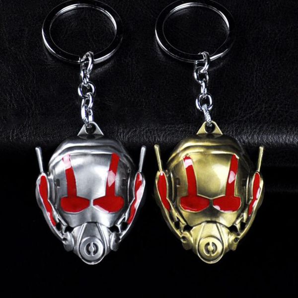 10pcs/lot fashion jewelry car key chains ant-man mask key ring golden silver pendant creative keychain for men party gift
10pcs/lot fashion jewelry car key chains ant-man mask key ring golden silver pendant creative keychain for men party gift