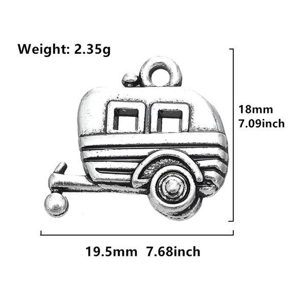 2021 antique silver plated camping trailer charm travel pendant zinc alloy metal diy jewelry making, Bronze;silver
2021 antique silver plated camping trailer charm travel pendant zinc alloy metal diy jewelry making, Bronze;silver