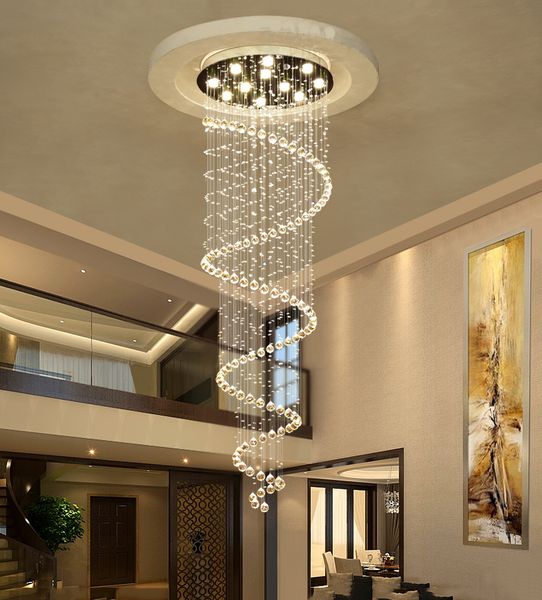 double rotating staircase lamp crystal hanging lamp villa staircase long pendant light for living room dinning room staircase
double rotating staircase lamp crystal hanging lamp villa staircase long pendant light for living room dinning room staircase