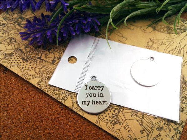 40pcs--"i carry you in my heart"stainless steel charms more style for choosing diy charms pendants for necklace, Bronze;silver
40pcs--"i carry you in my heart"stainless steel charms more style for choosing diy charms pendants for necklace, Bronze;silver
