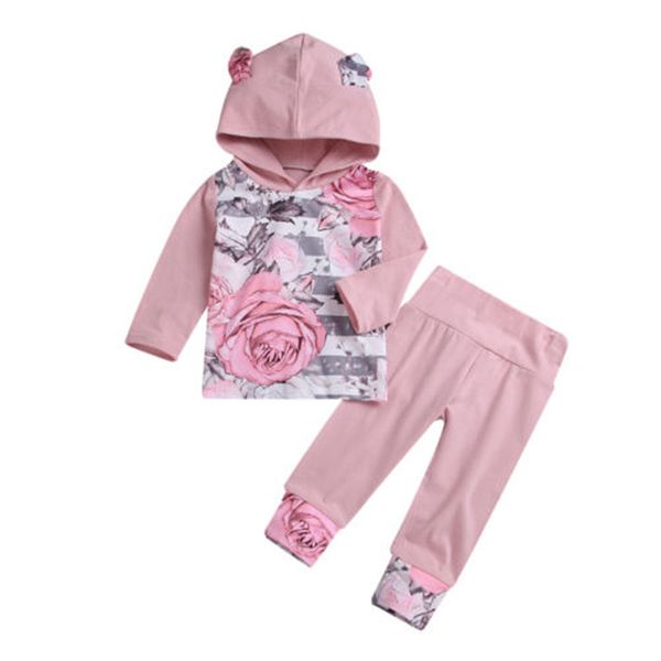 2pcs toddler newborn kids girls hooded long sleeve flower pants trousers outfits autumn spring cotton girl clothes set, White
2pcs toddler newborn kids girls hooded long sleeve flower pants trousers outfits autumn spring cotton girl clothes set, White