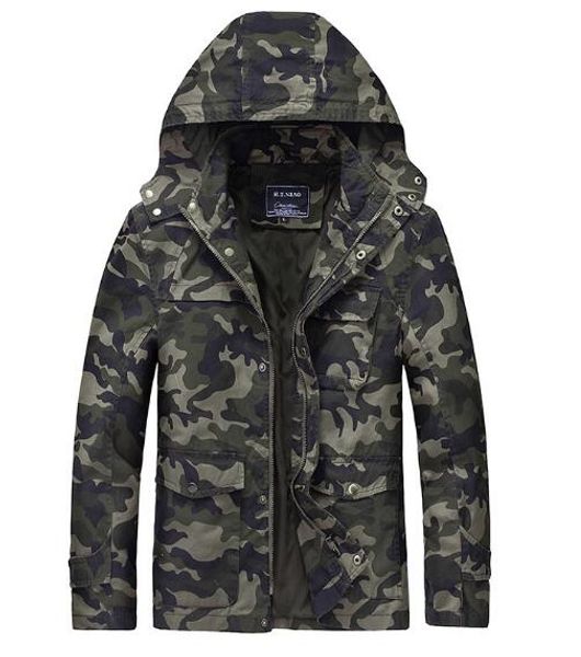 autumn winter new men's military camouflage trend jacket jackets coat slim hooded clothes, Black;brown
autumn winter new men's military camouflage trend jacket jackets coat slim hooded clothes, Black;brown
