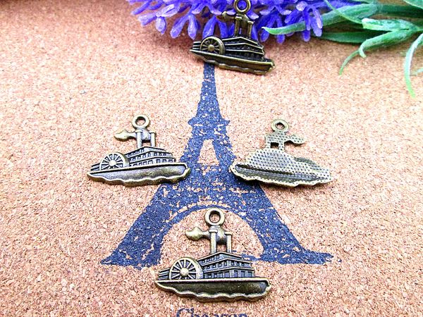 60pcs- cruise ship charms antique tibetan bronze cruise ship charms pendants 25x25mm, Bronze;silver
60pcs- cruise ship charms antique tibetan bronze cruise ship charms pendants 25x25mm, Bronze;silver