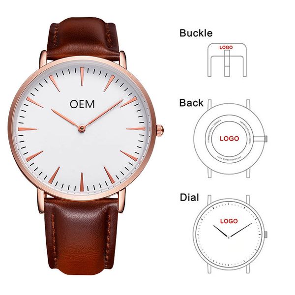 cl015 custom mens leather watch men brand your own watches private label watch engraved your, Slivery;brown
cl015 custom mens leather watch men brand your own watches private label watch engraved your, Slivery;brown