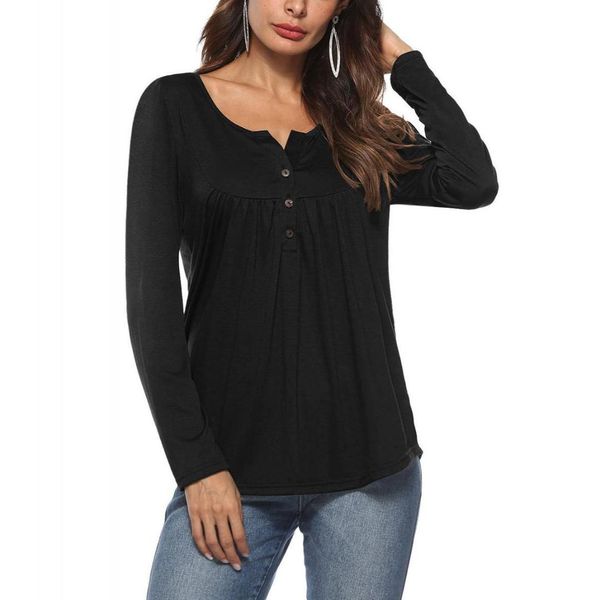 2018 autumn women casual solid v-neck long sleeve button t-shirt slim t-shirt tee female plus size black blue hd0612, White
2018 autumn women casual solid v-neck long sleeve button t-shirt slim t-shirt tee female plus size black blue hd0612, White
