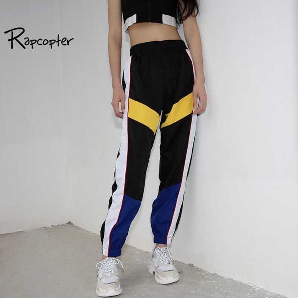 rapcopter women streetwear high waist cargo pants 2018 black patchwork loose jogger pants women pencil bottom, Black;white
rapcopter women streetwear high waist cargo pants 2018 black patchwork loose jogger pants women pencil bottom, Black;white