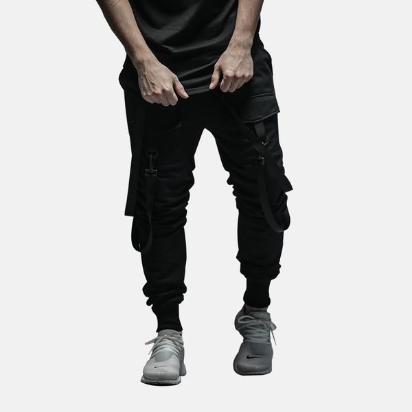 new dry men's pants pocket full length men hiphop joggers pants plus size trousers men belt women streetwear, Black
new dry men's pants pocket full length men hiphop joggers pants plus size trousers men belt women streetwear, Black