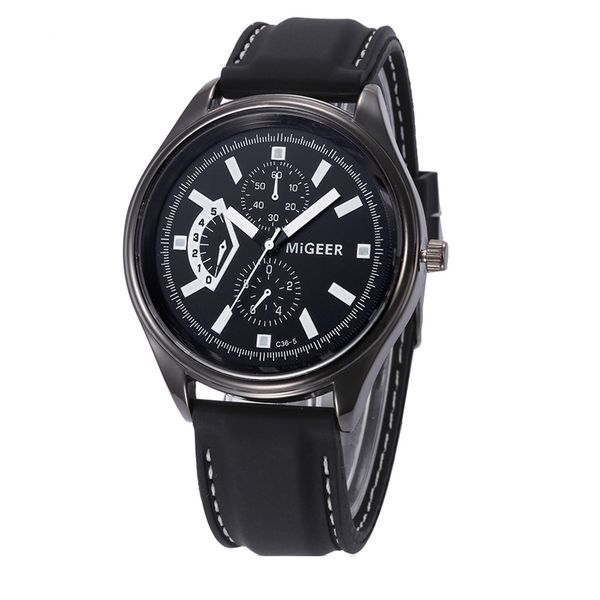 migeer men's silicone & stainless steel watch 2018 fashion business silicone strap sport cool quartz hours wrist analog watch a7, Slivery;brown
migeer men's silicone & stainless steel watch 2018 fashion business silicone strap sport cool quartz hours wrist analog watch a7, Slivery;brown