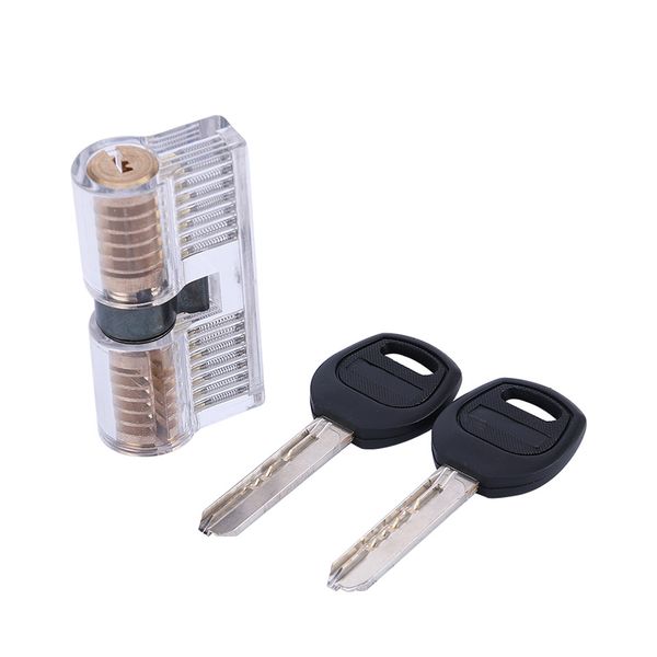 Clear 7-Pin Dimple Practice Cylinder Lock - Locksmith Training Practice Lock for Beginners
Clear 7-Pin Dimple Practice Cylinder Lock - Locksmith Training Practice Lock for Beginners