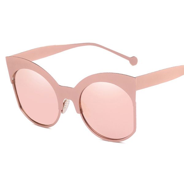 oversize cat eye sunglasses for women metal frame brand glasses designer fashion pink female shadesuv400 w11, White;black
oversize cat eye sunglasses for women metal frame brand glasses designer fashion pink female shadesuv400 w11, White;black
