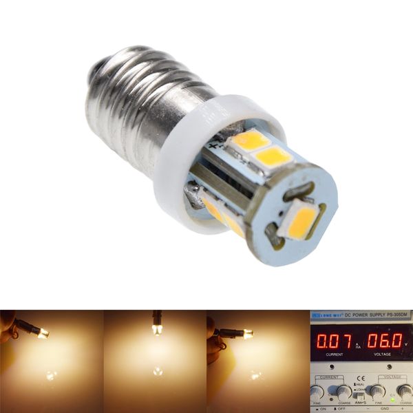1pcs e10 7 smd 2835 led lights warm white mes miniature screw bulb 1447 style screw lamp motor bike light 6v dc
1pcs e10 7 smd 2835 led lights warm white mes miniature screw bulb 1447 style screw lamp motor bike light 6v dc