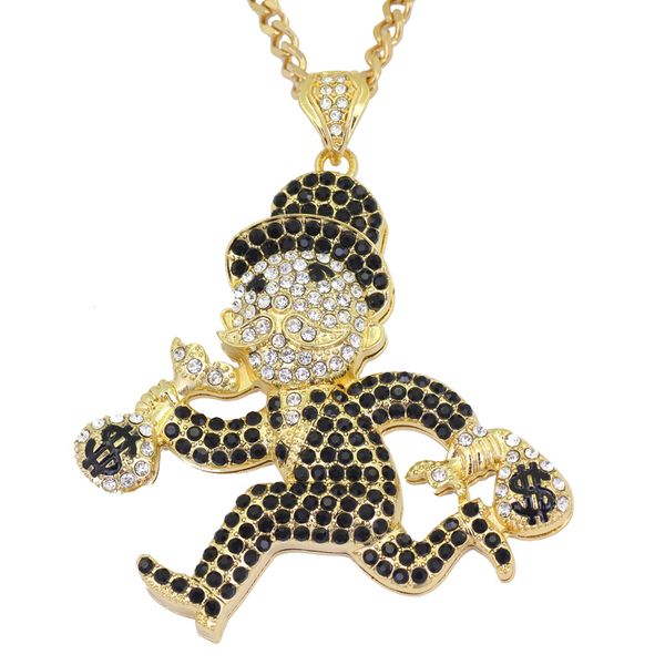 Мужчины Iced Out Bling Rhinestone Кристалл Золото Посеребренная Долларов США Мультфильм Фильм кулон Ожерелье Панк Ювелирные Изделия
Мужчины Iced Out Bling Rhinestone Кристалл Золото Посеребренная Долларов США Мультфильм Фильм кулон Ожерелье Панк Ювелирные Изделия