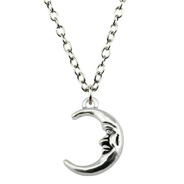 wysiwyg 5 pieces metal chain necklaces pendants women necklace jewelry moon face 21x15mm n2-b12480, Silver
wysiwyg 5 pieces metal chain necklaces pendants women necklace jewelry moon face 21x15mm n2-b12480, Silver
