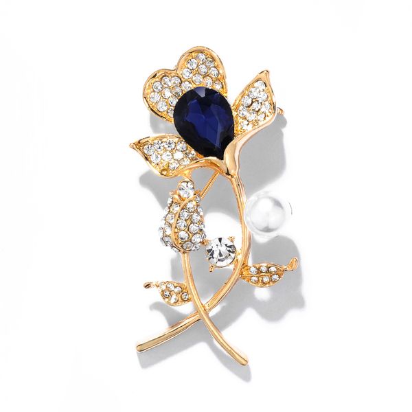 dark blue crystal brooch pins for women rhinestone flower broches wedding party brooches fashion jewelry accessories, Gray
dark blue crystal brooch pins for women rhinestone flower broches wedding party brooches fashion jewelry accessories, Gray