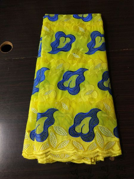 5 yds/pc most popular yellow african cotton fabric and blue flower design swiss voile lace for clothes bc149-4, Black;white
5 yds/pc most popular yellow african cotton fabric and blue flower design swiss voile lace for clothes bc149-4, Black;white