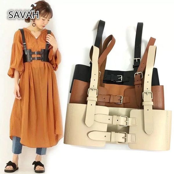 style punk lady harness belts strap faux leather body bondage women slim waist belts adjustable suspenders accessories s18101807, Black;brown
style punk lady harness belts strap faux leather body bondage women slim waist belts adjustable suspenders accessories s18101807, Black;brown