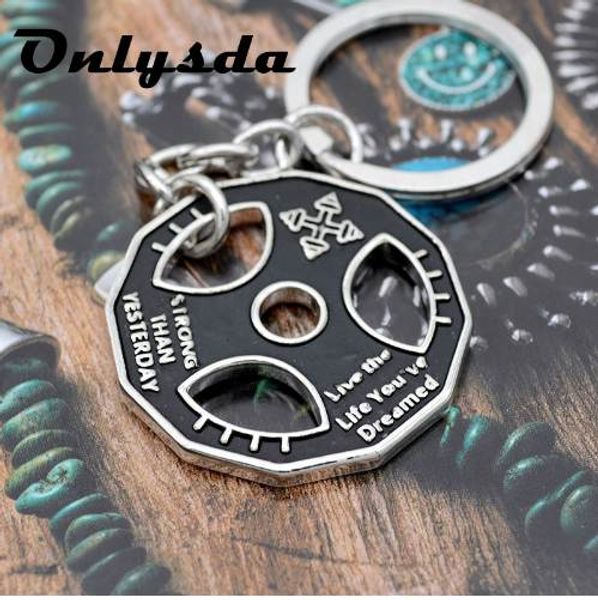 ky001 creative dumbbell pendant keychains car alloy metal key chain bag crossfit keyring holder souvenir sport fashion jewerly, Silver
ky001 creative dumbbell pendant keychains car alloy metal key chain bag crossfit keyring holder souvenir sport fashion jewerly, Silver