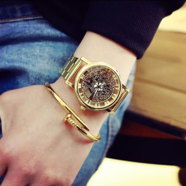 style steel lady lovers band men's personality sell hollowed-out watch published fashion watch 2018 double sxwvv, Slivery;brown
style steel lady lovers band men's personality sell hollowed-out watch published fashion watch 2018 double sxwvv, Slivery;brown