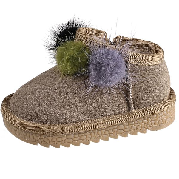 winter baby girl ankle snow boots toddler warm shoes children genuine leather boots boy fur black boots fashion, Black;grey
winter baby girl ankle snow boots toddler warm shoes children genuine leather boots boy fur black boots fashion, Black;grey