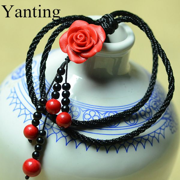 yanting long maxi ethnic necklace for women red carved lacquerware flower pendant necklace rope chain handmade vintage jewelry, Silver
yanting long maxi ethnic necklace for women red carved lacquerware flower pendant necklace rope chain handmade vintage jewelry, Silver