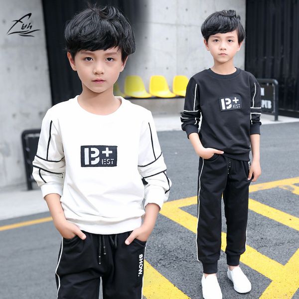 kids clothing boys autumn spring clothing set school boys tracksuit teenagers sportswear 2pcs boys t-shirt+pants, White
kids clothing boys autumn spring clothing set school boys tracksuit teenagers sportswear 2pcs boys t-shirt+pants, White