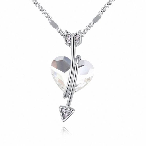 tracyswing 4 colors real rose gold color austrian crystals sweater pendant necklace for women heart style #tw132150, Silver
tracyswing 4 colors real rose gold color austrian crystals sweater pendant necklace for women heart style #tw132150, Silver