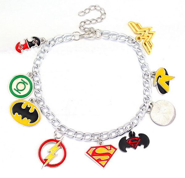 new fashion jewelry europe and the united states film batman wars superman alloy bracelet unisex, Golden;silver
new fashion jewelry europe and the united states film batman wars superman alloy bracelet unisex, Golden;silver